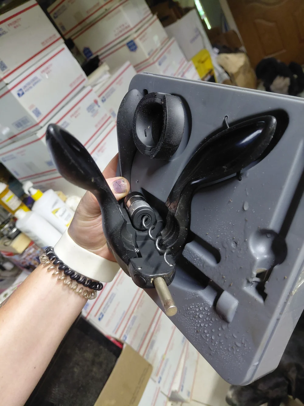 Food Network Classic Lever Corkscrew, a wine opening tool as is- wysiwyg